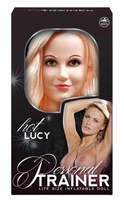 Кукла надувная с вибрацией, 2 любовных отверстия Hot Lucy Lifesize Love Doll (5901500000)