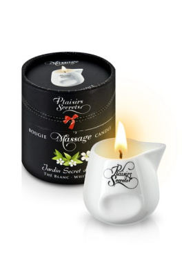 MASSAGE CANDLE WHITE TEA 80ML Свеча с массажным маслом Белый чай 80 мл (826039)