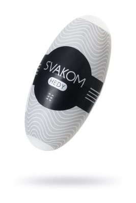 Набор мастурбаторов нереалистичных Svakom Hedy (6 штук), TPE, белый, 14 см (0T-00014879)