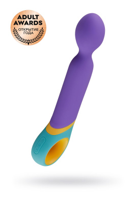 Нереалистичный вибратор PMV Base - Wand, силикон, фиолетовый, 24 см (УТ-00000583)