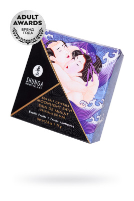 Соль Мёртвого моря Shunga Moonlight Bath Экзотические фрукты с лечебными свойствами, 75 гр. (0T-0001