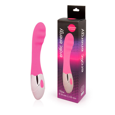 ВИБРОМАССАЖЁР L рабочей части 135 мм D 32 мм, 10 режимов вибрации, цвет розовый (EE-10264-6)