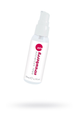 Съедобный гель Gel optimizer для орального секса, с охлаждающим эффектом, со вкусом клубники, 50 мл.
