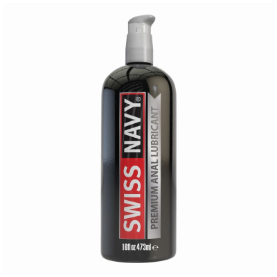 Лубрикант Swiss Navy Silicone на силиконоSwiss Navy 16oz Premium Анальный лубрикант 474мл (SNAL16)