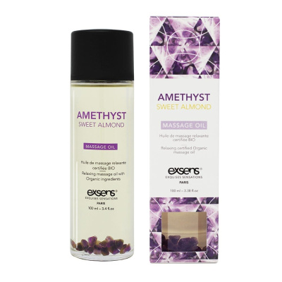 Органическое массажное масло с камнями AMETHYST SWEET ALMOND (D882270)