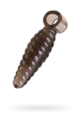 Анальная втулка Seven Creations, TPE, черная, 7,2 см. (0T-00010682)