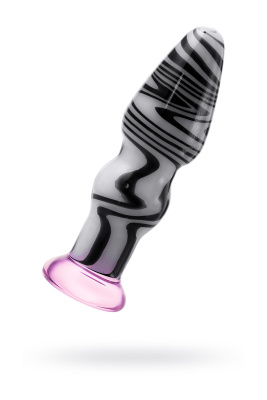 Анальная втулка Sexus Glass, стекло, белый, 12,5 см, d 3,5 см (0T-00007358)