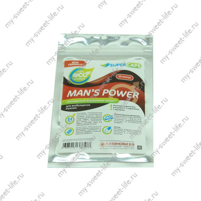 Препарат для повышения потенции Man's Power (10 капсул) (preppotMPow10k)